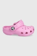 Detské šľapky Crocs ružová farba