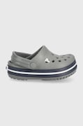 Detské šľapky Crocs šedá farba