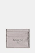 Δερμάτινη θήκη για κάρτες Patrizia Pepe χρώμα: μπεζ, CQ7001 L001