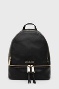 MICHAEL Michael Kors plecak skórzany 30S5GEZB1L damski kolor czarny mały gładki