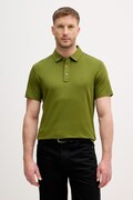 Michael Kors polo męskie bawełniane zielone CS15073C93
