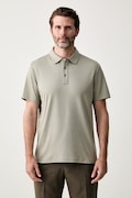 Michael Kors polo męskie bawełniane zielone CS15073C93