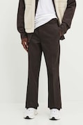 Hlače Dickies 874 za muškarce, boja: smeđa, ravni kroj