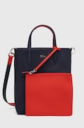 Двостороння сумочка Lacoste колір бежевий