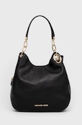 Kožená kabelka MICHAEL Michael Kors černá barva