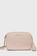Шкіряна сумочка MICHAEL Michael Kors колір рожевий