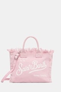 MC2 Saint Barth tote Γυναικεία από βαμβάκι ροζ COL0001