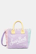 MC2 Saint Barth torebka tote damska bawełniana fioletowa COL0001