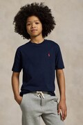 Polo Ralph Lauren T-shirt bawełniany dziecięcy 323832904037 kolor granatowy gładki