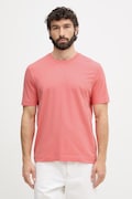 BOSS Orange T-shirt męski z bawełną TChup różowy 50473278