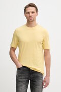 HUGO T-shirt męski bawełniany Dero222 żółty 50466158