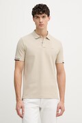 BOSS polo majica za muškarce od pamuka Parlay 147 bež 50467113