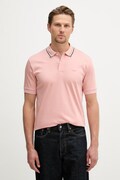 BOSS polo za muškarce od pamuka Penrose 38 roza 50469360