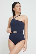 MICHAEL Michael Kors costum de baie dintr-o bucată culoarea albastru marin, cupa usor rigidizata