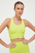 Hummel sutien sport Tif culoarea verde, neted