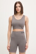 Hummel biustonosz sportowy Tif kolor szary gładki 210490