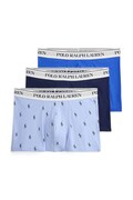 Polo Ralph Lauren boxerky pánské bavlněné s elastanem 3-pack modré 714830299