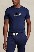 Bombažen pižama t-shirt Polo Ralph Lauren mornarsko modra barva
