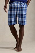 Polo Ralph Lauren szorty piżamowe bawełniane kolor niebieski wzorzysta 714899636