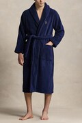 Polo Ralph Lauren szlafrok bawełniany kolor granatowy 714899683