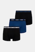 HUGO bokserki dopasowane męskie bawełniane z elastanem TRIPLET PLANET 3-pack czarne 50492375