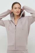Μπλούζα Guess χρώμα: μοβ, με κουκούλα