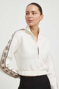 Guess felpa donna colore beige con applicazione