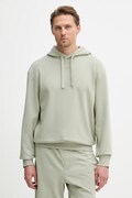 HUGO mikina s kapucňou pánska bavlnená Dapo zelená 50486478