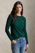Polo Ralph Lauren longsleeve bawełniany kolor zielony 211898699
