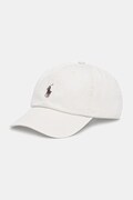 Polo Ralph Lauren czapka bejsbolówka damska bawełniana szara 211912843