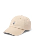 Polo Ralph Lauren czapka bejsbolówka damska bawełniana beżowa 211912843