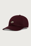 Lacoste czapka bejsbolówka bawełniana czarna RK0491