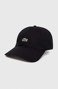 Lacoste șapcă de baseball din bumbac culoarea negru, cu imprimeu RK0491-031