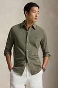 Polo Ralph Lauren koszula męska bawełniana zielona gładka 710654408