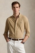 Polo Ralph Lauren koszula męska bawełniana zielona gładka 710654408