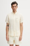 Lacoste shirt linen Men's beige plain CH5699