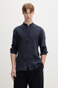 HUGO koszula męska lniana granatowa 50490740