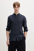 HUGO koszula męska lniana granatowa 50490740