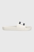 Tommy Jeans klapki FLAG POOL SLD ESS damskie kolor biały EN0EN02115