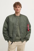 Alpha Industries kurtka bomber MA-1 męski kolor zielony 100101.03