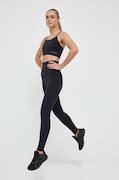 Hummel leggins de antrenament Tif culoarea negru, neted