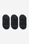 Čarape Stance Icon No Show 3-pack za muškarce, boja: crna, A145A23ICO-WHT