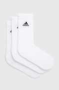 Ponožky adidas Performance 3-pak ZNE C SPW CRW 3P biela farba, HT3446