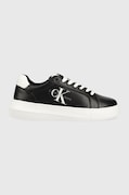 Calvin Klein Jeans sneakersy skórzane YW0YW00823 CHUNKY CUPSOLE MONOLOGO W kolor czarny YW0YW00823