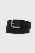 BOSS curea de piele barbati, culoarea negru