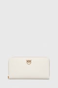 Pinko bőr pénztárca fehér, női, 100250 A0F1