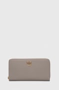 Pinko portofel de piele femei, culoarea gri, 100250 A0F1