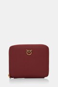 Kožená peňaženka Pinko dámsky, bordová farba