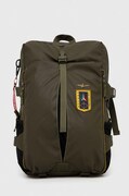 Рюкзак Aeronautica Militare чоловічий колір зелений великий з аплікацією