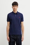 Polo Ralph Lauren de bumbac culoarea bleumarin, uni 710782592